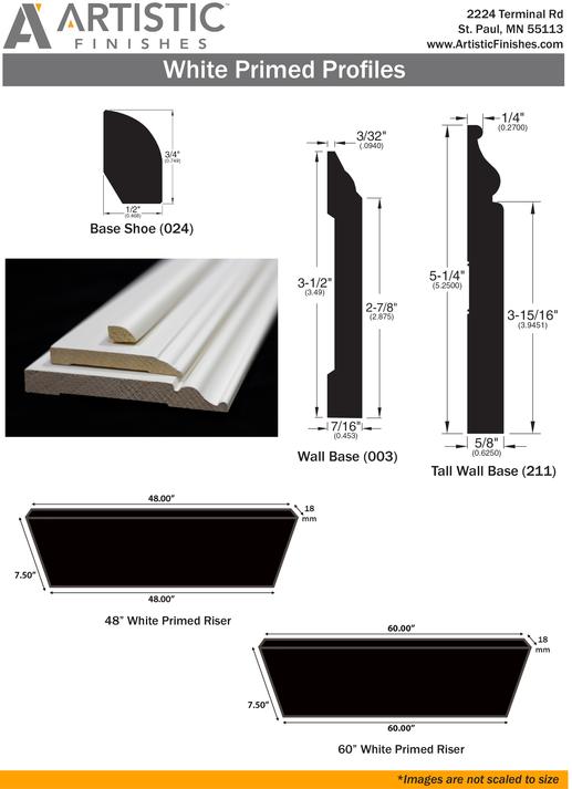 White Primed Profile Guide